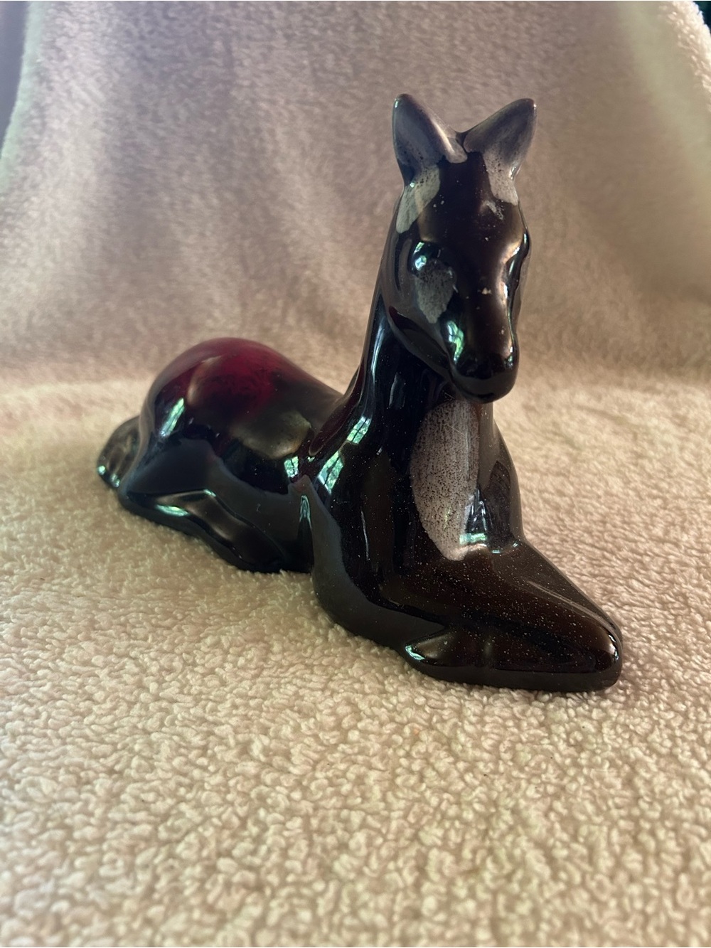 Glossy Ceramic HorseFigurine